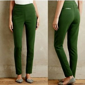 ANTHROPOLOGIE Tuxedo Kelly Green Pants Size 4